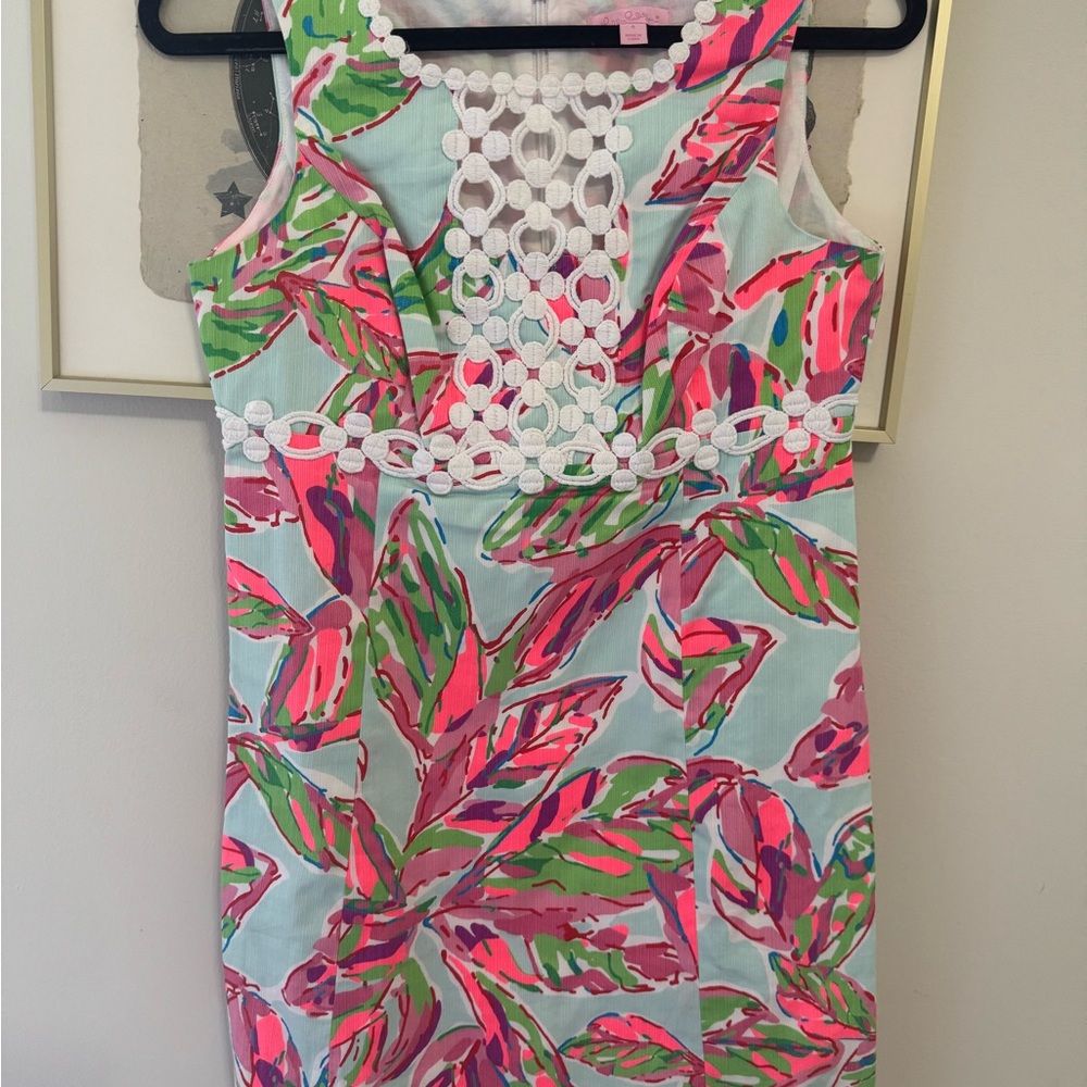 Lilly Pulitzer Women's Floral Dress - Pink and Green